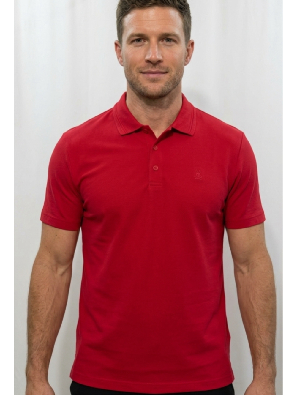 United Colors of Benetton Men’s Polo Shirt Red Size XL. Cotton vibrant 2040